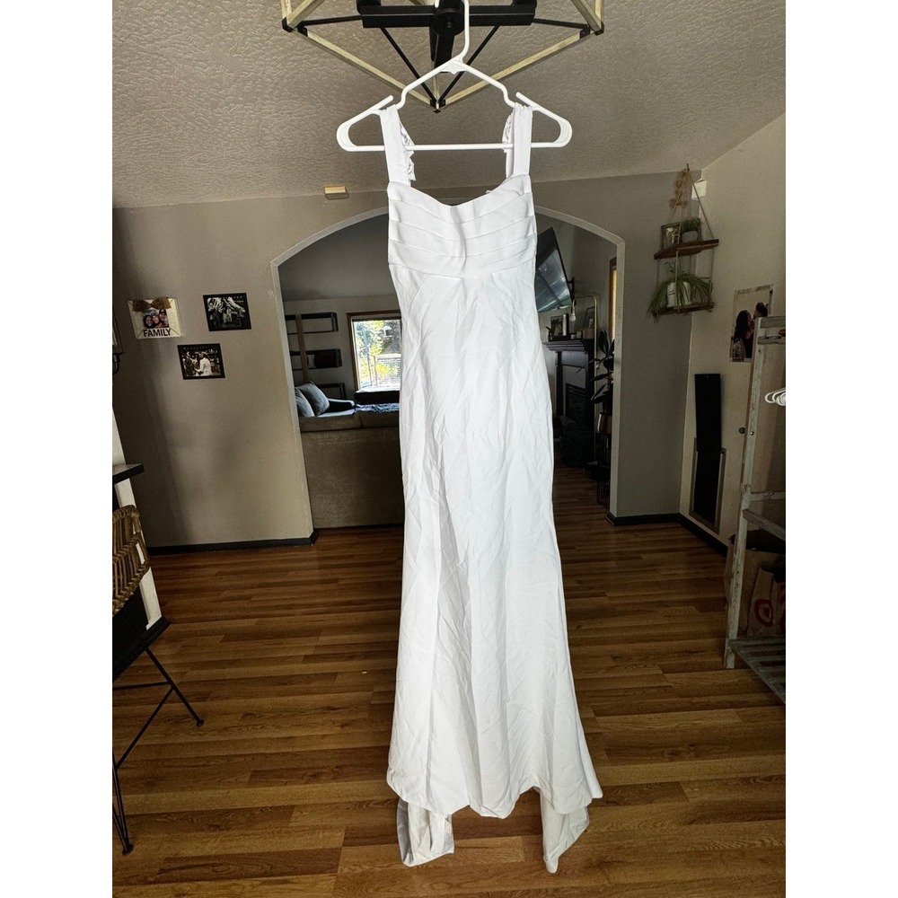 White Bridal dress with lace details